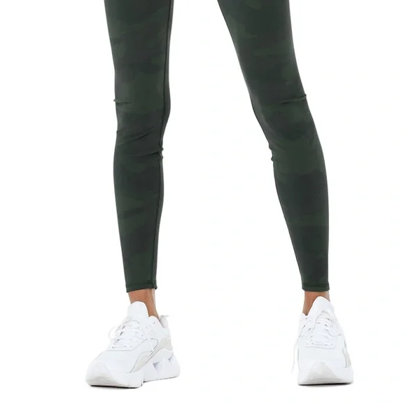 ALO High-Waist Camo Vapor Legging Hunter Camo (Green) Sz XS NWOT